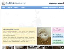 Tablet Screenshot of cuddles-collection.co.uk